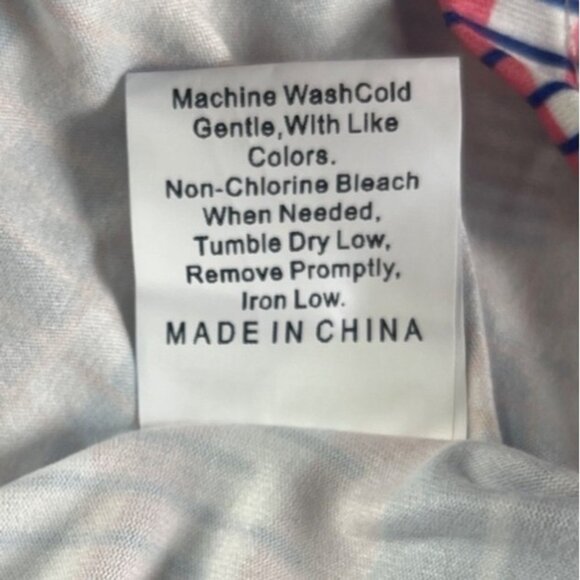 Pnpednde Maxi Dress Womens 3XL Red White Blue New Belted Striped Plaid Patriotic - Picture 7 of 10